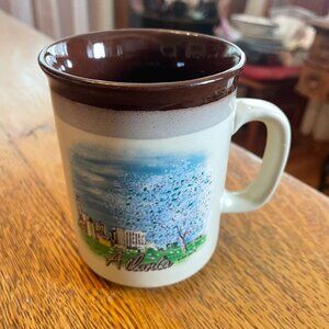 Atlanta (Georgia) Skyline Vintage Souvenir Coffee Cup Mug